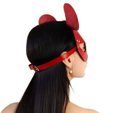 Кожаная маска мышки Art of Sex Mouse Mask, цвет Красный картинка