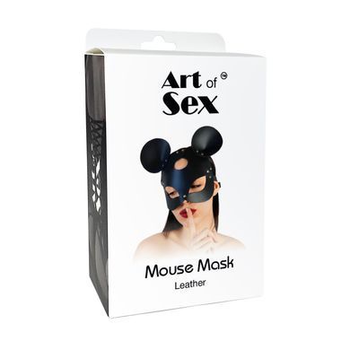 Кожаная маска мышки Art of Sex Mouse Mask, цвет Красный картинка