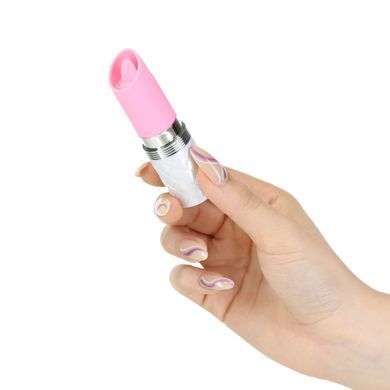 Вибратор-помада с язычком Pillow Talk Lusty Luxurious Flickering Massager Pink картинка