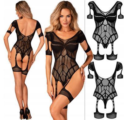 Боди-сетка с доступом Obsessive Bodystocking G334, размер S/M/L картинка
