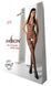 Бодістокінг з плетінням на животику та доступом Passion BS100 One Size, black картинка 6