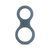 Двойное эрекционное кольцо Boners Classic Cock & Ball Ring Grey (диаметр 3 см и 3,8 см) картинка