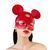 Кожаная маска мышки Art of Sex Mouse Mask, цвет Красный картинка