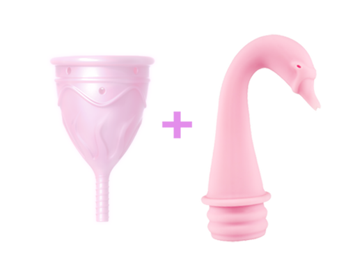 Менструальна чаша Femintimate Eve Cup розмір S з переносним душем (діаметр 3,2 см) зображення