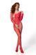 Бодистокинг-сетка с кружевом и доступом Passion BS107 One Size, red картинка