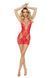 Платье-сетка с вырезом на спинке Passion BS111 One Size, red картинка 1