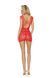 Платье-сетка с вырезом на спинке Passion BS111 One Size, red картинка 2