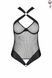 Боді-сітка з халтером Passion Amanda Body black, розмір L/XL картинка 5