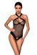 Боді-сітка з халтером Passion Amanda Body black, розмір L/XL картинка 1