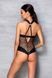 Боді-сітка з халтером Passion Amanda Body black, розмір L/XL картинка 4