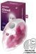 Вакуумний стимулятор з вібрацією Satisfyer Cloud Dancer Red картинка 2