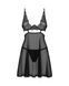 Сорочка у стилі бебі-дол та трусики Obsessive Nutris babydoll & thong, розмір XS/S картинка 3