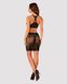 Еротичний напівпрозорий комплект: топ, спідниця Obsessive K101 top & skirt, розмір S/M/L картинка 6