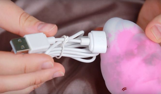 Вакуумний стимулятор з вібрацією Satisfyer Cloud Dancer Red зображення