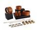 Набір для зв'язування LOCKINK 8-Bondage-Straps Restraint Set Brown (8 предметів) картинка 3