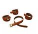 Набір для зв'язування LOCKINK 8-Bondage-Straps Restraint Set Brown (8 предметів) картинка 6