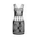 Сексуальное мини-платье сетка с бабочками Passion BS090 black картинка 5
