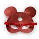 Кожаная маска мышки Art of Sex Mouse Mask, цвет Красный картинка 4