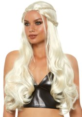 Перука довга хвиляста з косами Leg Avenue Braided long wavy wig Blond зображення