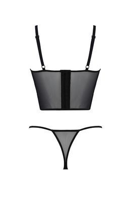 Сексуальний комплект Passion ECO KERRIA SET black, розмір L/XL зображення