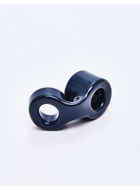 Подвійне широке ерекційне кільце Boners Cock Ring And Ball Stretcher Grey (діаметр 2,2 см) зображення