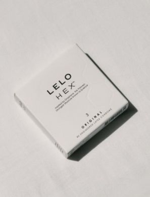 Тонкі та суперміцні презервативи LELO HEX Condoms Original (3 шт) зображення