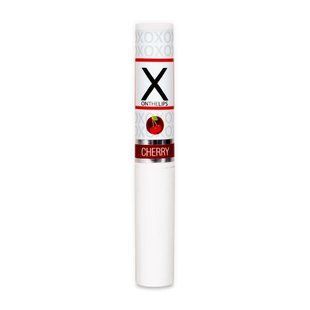 Стимулюючий бальзам для губ унісекс з феромонами Sensuva X on the Lips Cherry (2г) зображення