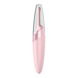 Кліторальний вібратор із кришкою Satisfyer Twirling Delight Rose зображення