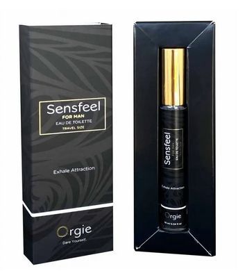 Мужские духи с феромонами Orgie Sensfeel for Man Travel Size (10 мл), цитрусово-древесный аромат картинка