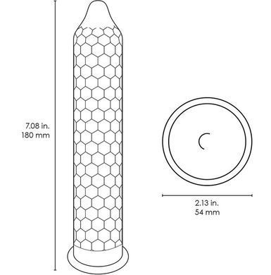 Тонкі та суперміцні презервативи LELO HEX Condoms Original (3 шт) зображення