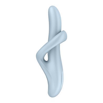 Вібратор з ротацією та підігрівом Satisfyer Heat Flex 4 Blue (діаметр 3,4 см) зображення