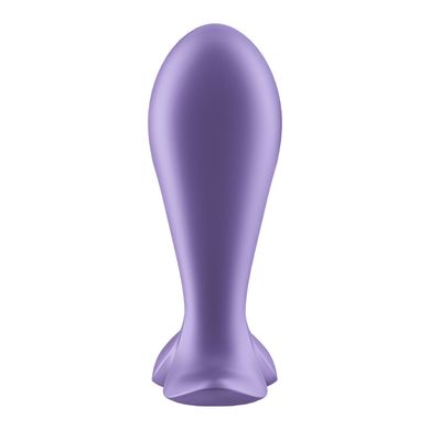 Анальна смарт-пробка з вібрацією Satisfyer Intensity Plug Purple (діаметр 3 см) зображення