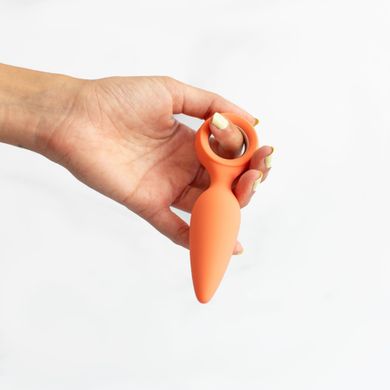 Анальная пробка с вибрацией KissToy Orville Orange (диаметр 3 см) картинка