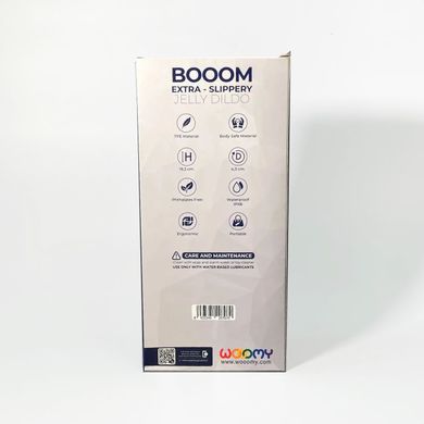 Фаллоимитатор с присоской Wooomy Booom (диаметр 4,3 см) картинка