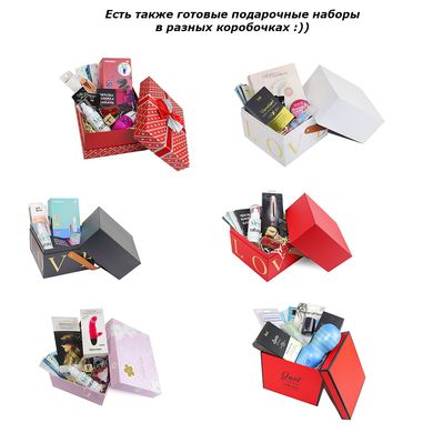 Подарочная коробка с ручкой LOVE красная, размер S (16,5 x 16,5 x 17 см) картинка