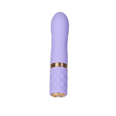Роскішний вібратор PILLOW TALK Special Edition Flirty Purple з кристалом Сваровскі (діаметр 2,2 см + маска та гра) зображення