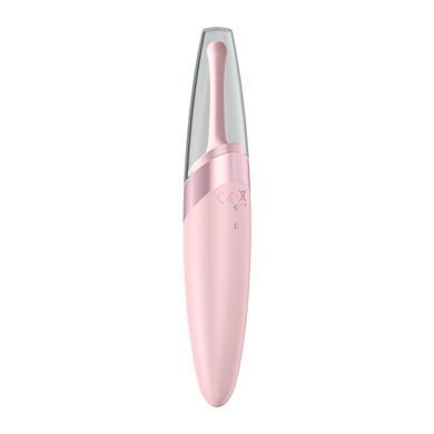 Кліторальний вібратор із кришкою Satisfyer Twirling Delight Rose зображення