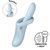 Вібратор з ротацією та підігрівом Satisfyer Heat Flex 4 Blue (діаметр 3,4 см) зображення