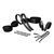 Набір для зв'язування LOCKINK 8-Bondage-Straps Restraint Set Black (8 предметів) зображення