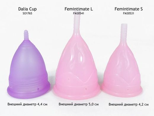 Менструальная чаша Femintimate Eve Cup размер S (диаметр 3,2 см) картинка