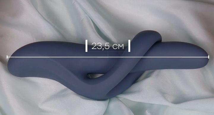 Вібратор з ротацією та підігрівом Satisfyer Heat Flex 4 Blue (діаметр 3,4 см) зображення