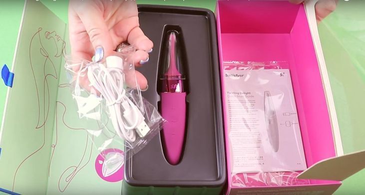 Кліторальний вібратор із кришкою Satisfyer Twirling Delight Rose зображення
