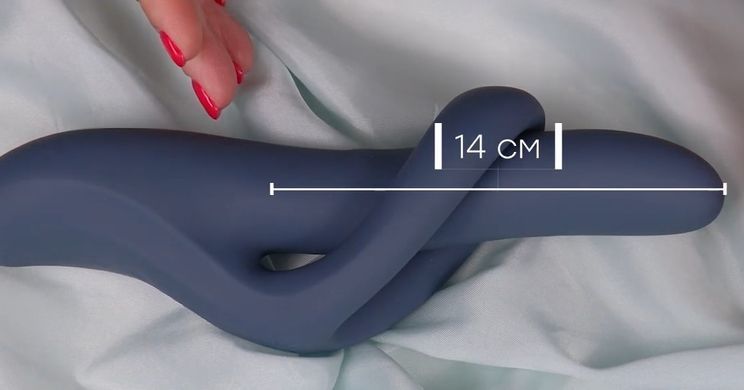 Вібратор з ротацією та підігрівом Satisfyer Heat Flex 4 Blue (діаметр 3,4 см) зображення