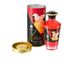 Масло согревающее съедобное Shunga APHRODISIAC WARMING OIL Sparkling Strawberry Wine (Клубника) 100 мл картинка 4