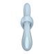 Вібратор з ротацією та підігрівом Satisfyer Heat Flex 4 Blue (діаметр 3,4 см) картинка 5