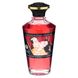 Олія зігріваюча їстівна Shunga APHRODISIAC WARMING OIL Sparkling Strawberry Wine (Полуниця) 100 мл картинка 5