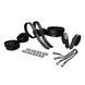 Набір для зв'язування LOCKINK 8-Bondage-Straps Restraint Set Black (8 предметів) зображення