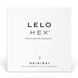 Тонкі та суперміцні презервативи LELO HEX Condoms Original (3 шт) картинка 1