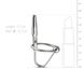 Уретральний стимулятор Sinner Gear Unbendable Sperm Stopper Hollow Ring (2 кільця - 2,5 см і 3 см) картинка 5