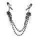 Затискачі для сосків з двома рядами намистин Art of Sex Nipple clamps Sexy Jewelry Black картинка 2